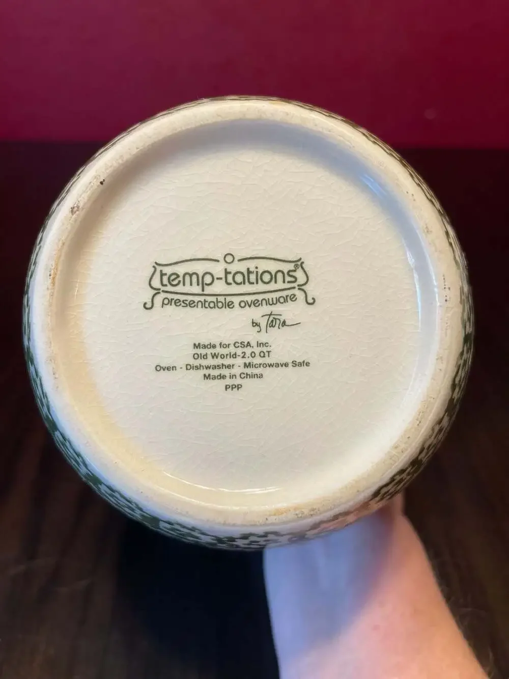 Temp-tations Old World Green Canister Set